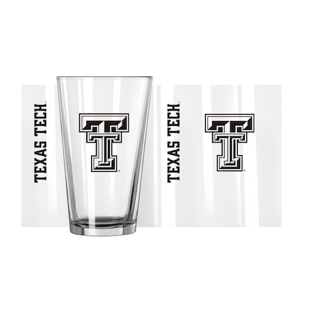 Logo Brands Texas Tech 16oz Gameday Pint Glass 220-G16P-1